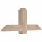 Ekena Millwork Eugene Smooth Timber Gable Bracket, Douglas Fir, 48"W x 20"H x 5 1/2"D x 5 1/2"F, 10/12 Pitch GBW048X20X0606EUG00SDF - alternate 4